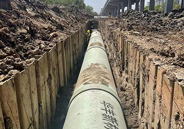 Yuhang Dongxi Avenue Sewage Transmission Pipeline Project